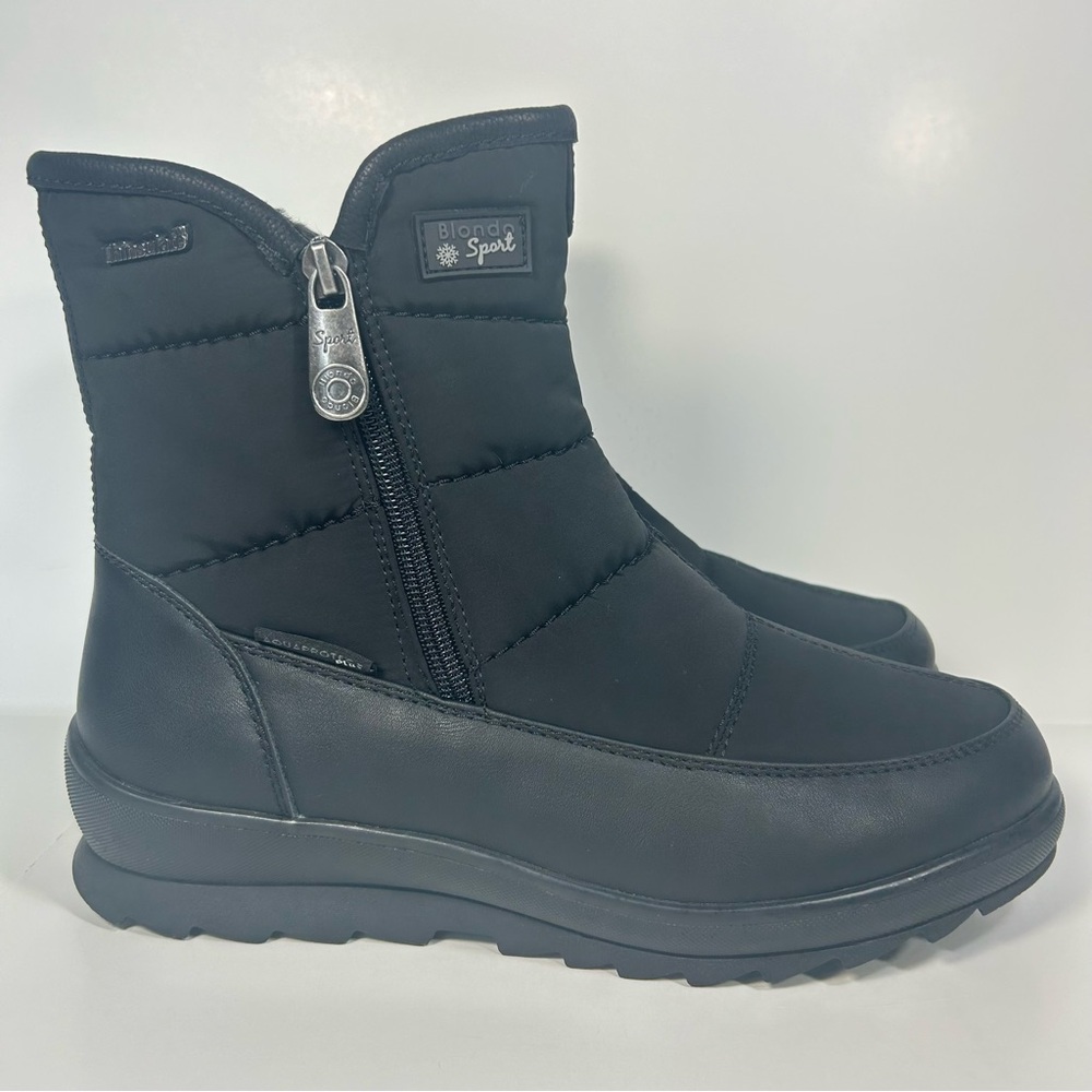 NWT Blondo Sport Waterproof Double Zip Ankle Boots Faux Fur; Women’s Size 8 M
